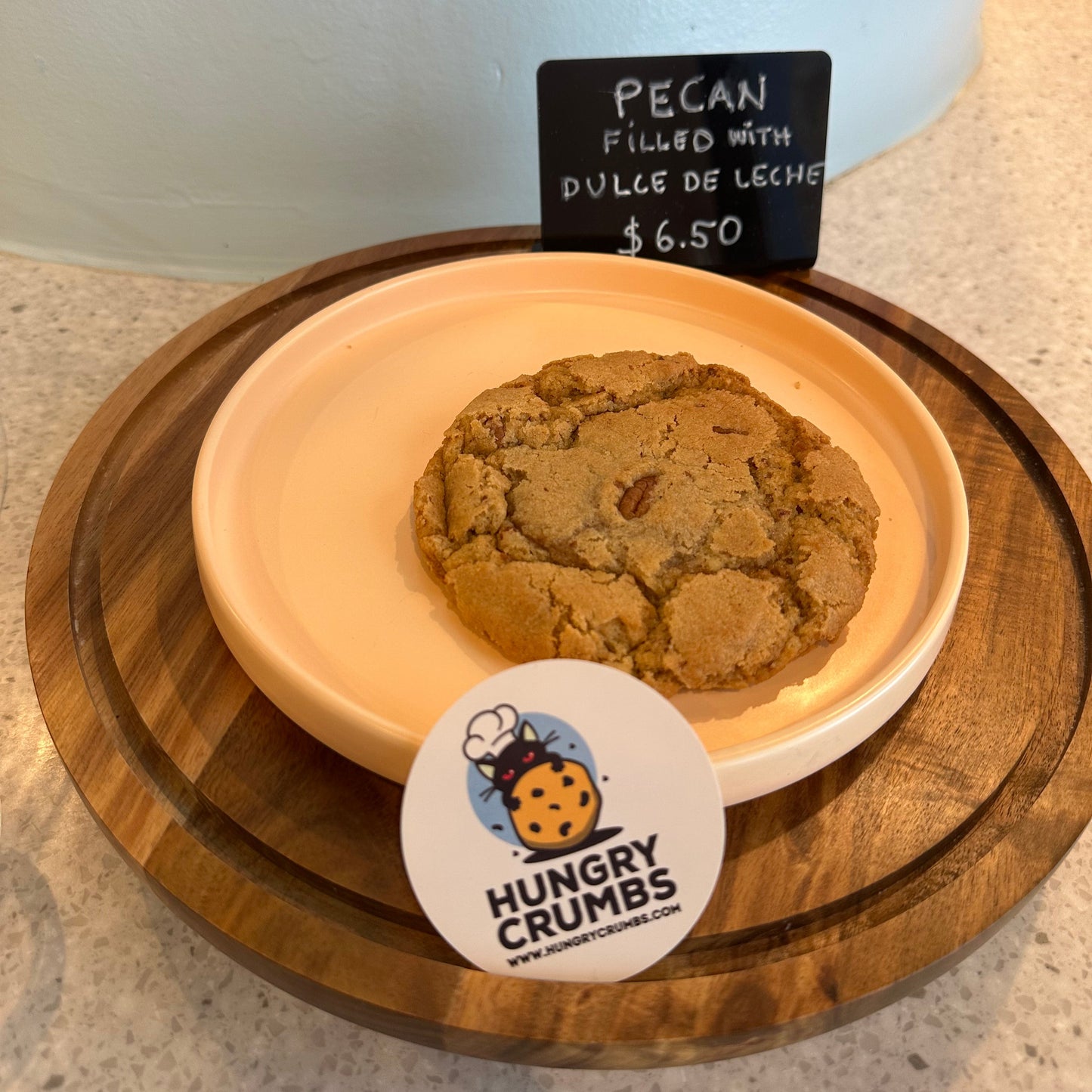 Pecan Dulce de Leche Cookie (soft filling)