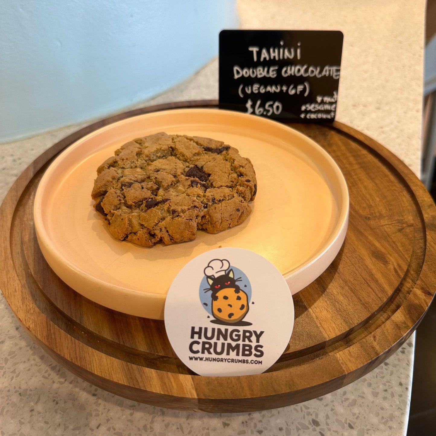 Tahini Double Chocolate Cookie (V, GF)